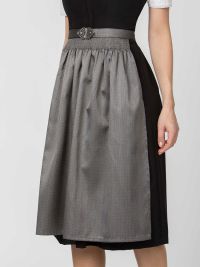 Dirndlschürze Damen - Adelaide grau