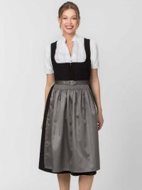 Dirndlschürze Damen - Adelaide grau