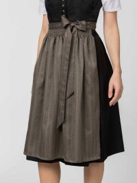 Braune Dirndlschürze Annika 70 cm für Gastro Dirndl in Hotel und Service