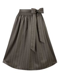 Braune Dirndlschürze Annika 70 cm für Gastro Dirndl in Hotel und Service
