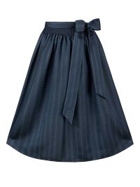 Dunkelblaue Dirndlschürze Annika 70 cm für Gastro Dirndl in Hotel und Service