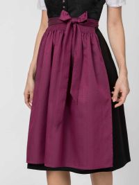Rosa Dirndlschürze Annika 70 cm für Gastro Dirndl in Hotel und Service