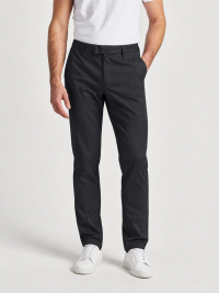 Comfort Hose Herren Vincennes in Raven mit gerader Passform und Stretch-Anteil