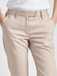 Beige Arbeitshose Damen Susannville im Chino-Stil mit gerader Passform und Stretch-Anteil