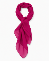 Leichtes Damen-Halstuch in kräftigem Magenta für Service, Hotel und Gastronomie
