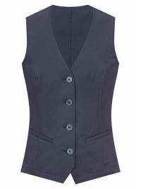 Damen Weste Regular Fit Flow in Marine