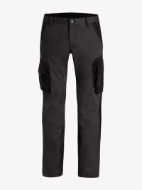 FHB Arbeitshose in Anthrazit-Schwarz mit praktischen Taschen für Handwerk und Workwear