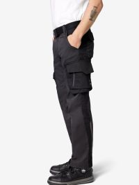 FHB Arbeitshose in Anthrazit-Schwarz mit praktischen Taschen für Handwerk und Workwear