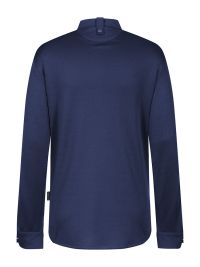 Greiff Herren Kochhemd mit Jerseyeinsatz Dunkelblau