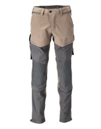 MASCOT Herren Hose mit Knietaschen Dunkel Sandbeige/Anthrazitgrau 22279