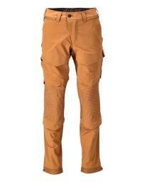 MASCOT Herren Hose mit Knietaschen Nussbraun 22279