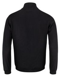 James Harvest Herren Cardigan Schwarz