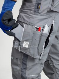Ardon Herren Latzhose Urban+ Grau