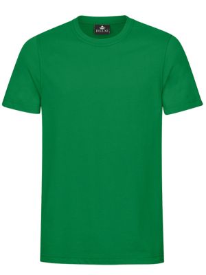 Grünes Herren T-Shirt mit Rundhals, gerade geschnitten, für Beruf & Freizeit