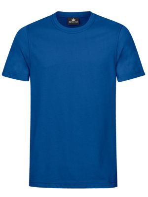 Blaues Herren T-Shirt mit Rundhals, gerade geschnitten, für Beruf & Freizeit