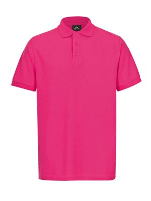 Piqué Poloshirt Herren in Fuchsia – atmungsaktives Polo für Arbeit und Freizeit