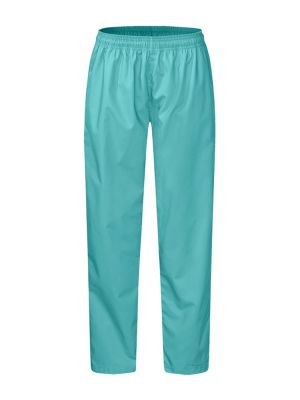 Günstige türkisfarbene Schlupfhose für Pflegeberufe mit elastischem Bund und Kordel