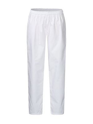 Weiße günstige Schlupfhose für Labor und Forschung mit elastischem Bund