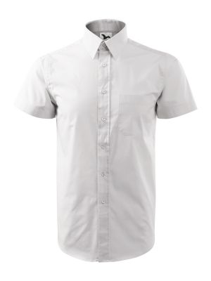 Preiswertes Kurzarm Hemd in Weiß