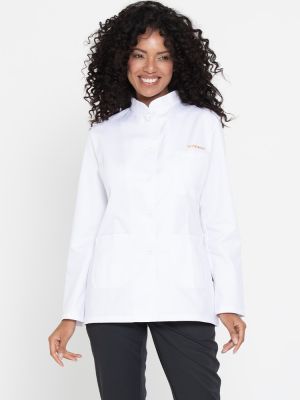 Damen-Kellnerjacke mit tailliertem Schnitt und abnehmbaren Knöpfen – ideal für Service und Gastronomie-Outfits