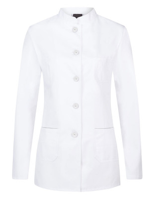 Damen-Kellnerjacke mit tailliertem Schnitt und abnehmbaren Knöpfen – ideal für Service und Gastronomie-Outfits