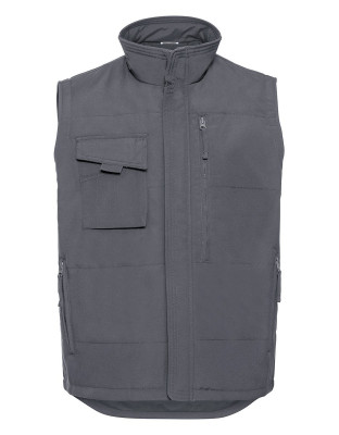 Warme Arbeitsweste in Grau
