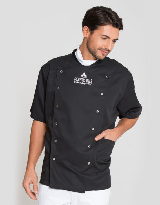 Servicjacke Herren Schwarz