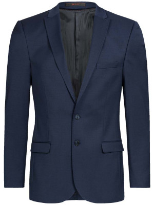 Sakko Herren Slim Fit Dunkelblau