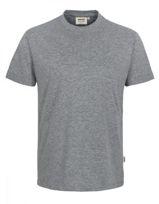 Rundhals T-Shirt Herren Grau meliert