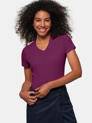 T-Shirt Damen Lila