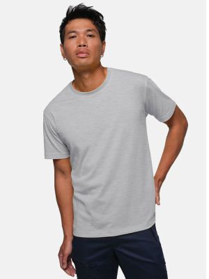 T-Shirt Herren Grau meliert