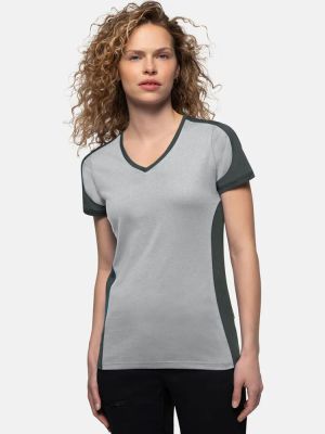 Womens Contrast Performance V-Shirt