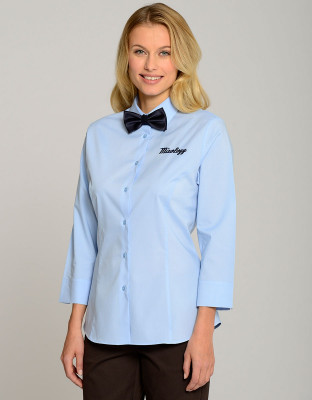 Bluse 3/4 Arm Hellblau