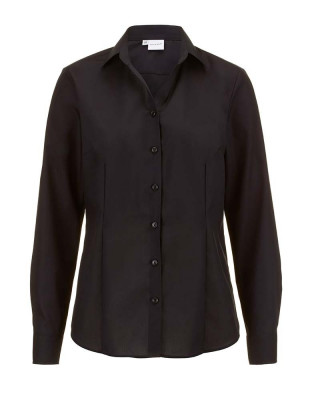 Business Bluse Damen Schwarz