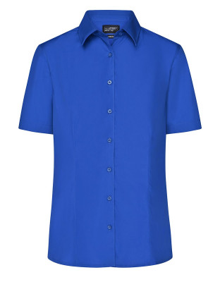 Kurzarm Damenbluse Blau