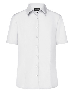 Kurzarm Damenbluse Weiß