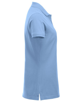 Günstige Poloshirts Damen Hellblau