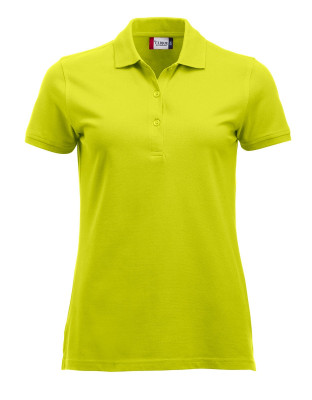 Günstige Polos Damen Signalgrün