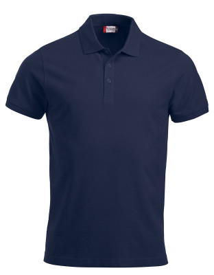 Günstige Poloshirts Baumwolle Dunkelblau