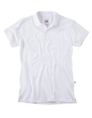 Weißes Poloshirt