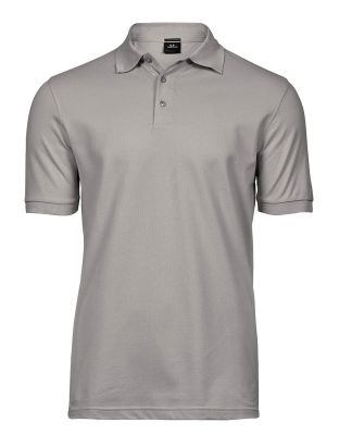 Poloshirt Herren Stretch Hellgrau