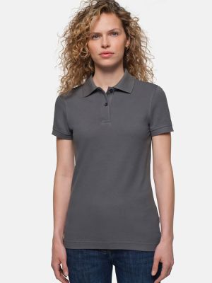 HAKRO Poloshirt Damen in Dunkelgrau