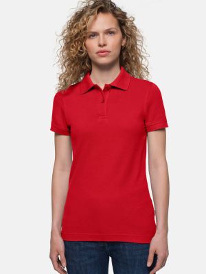 Damen Poloshirts HAKRO Rot