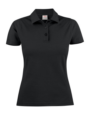 Poloshirt Damen Schwarz