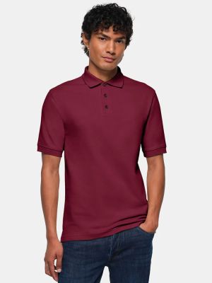 Poloshirt von HAKRO Weinrot