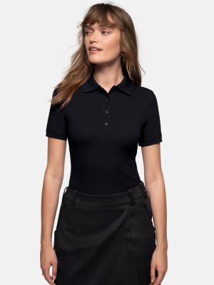 Polo Shirt Damen Schwarz