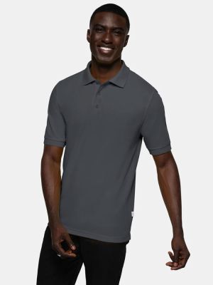 Polo Shirt Herren Dunkelgrau