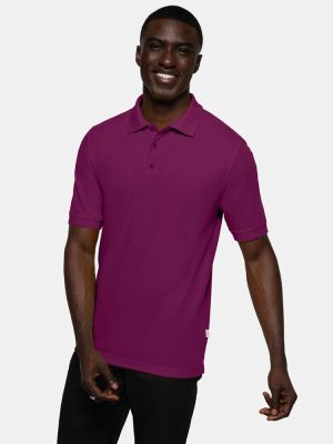 Polo Shirt Herren Lila