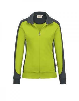 Damen Sweatjacke Hellgrün