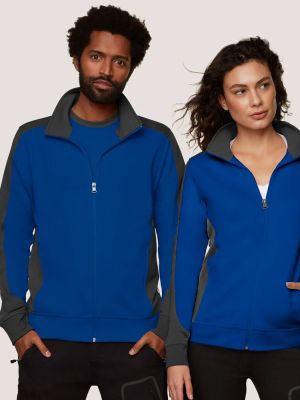 Damen Sweatjacke Blau